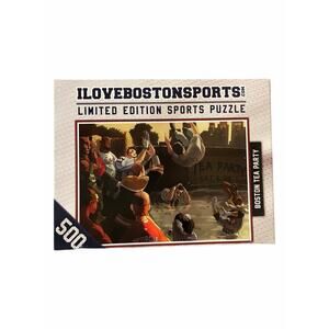 Boston Sports Boston Tea Party 500 Piece Puzzle Limited Edition EUC
